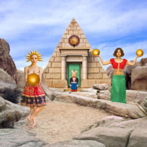 Exhibition of the Golden Orbs at the Pyramid of the Sun Bunny